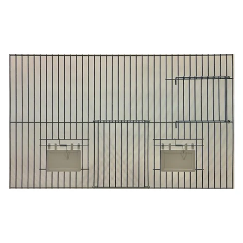 cage front 2 doors +2 seed doors 50 cm x 30 cm
