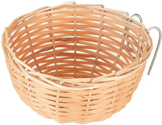 wicker open canary nest 13cm