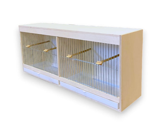 Double Wooden training cage
